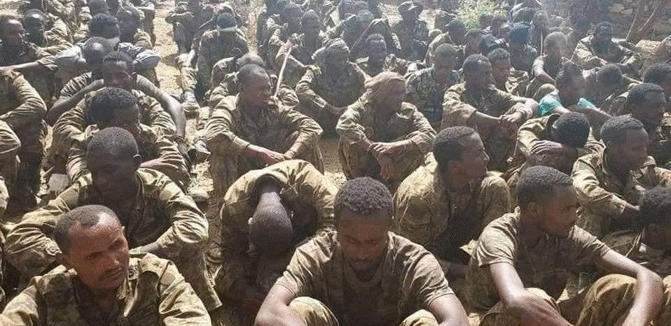 Tigray Forces Parade Ethiopian Soldiers Captured In Gashena  