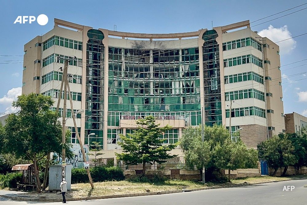 A drone hits a Tigrayan TV station as heavy clashes resume between the Tigray People's Liberation Front and federal troops, while a humanitarian source tells AFP that the TPLF rebels have made advances against government forces in northern Ethiopia